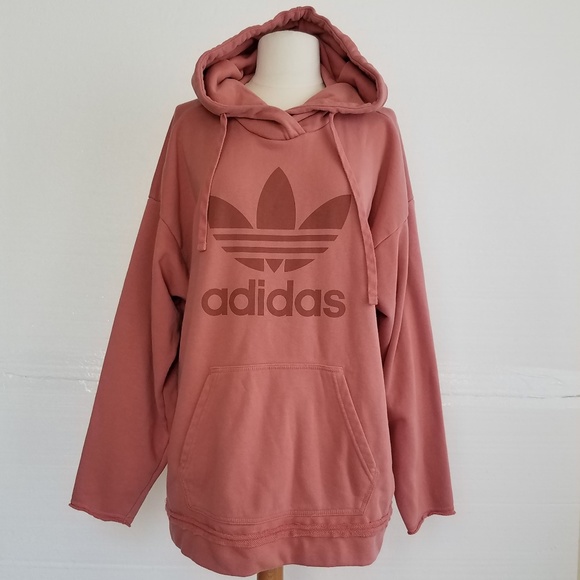 adidas raw pink hoodie